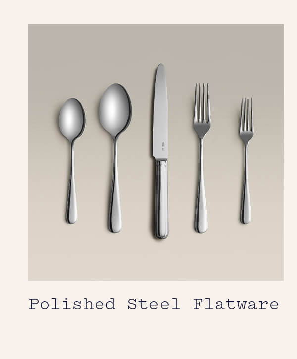 Polished Steel Flatware