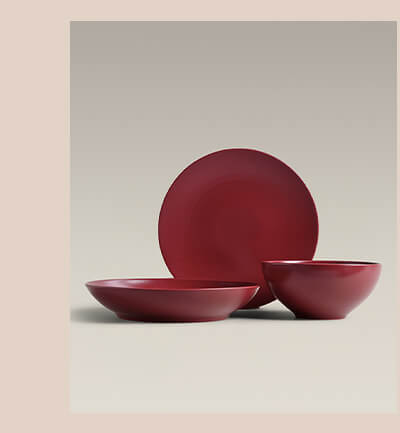 Plum Serving Set