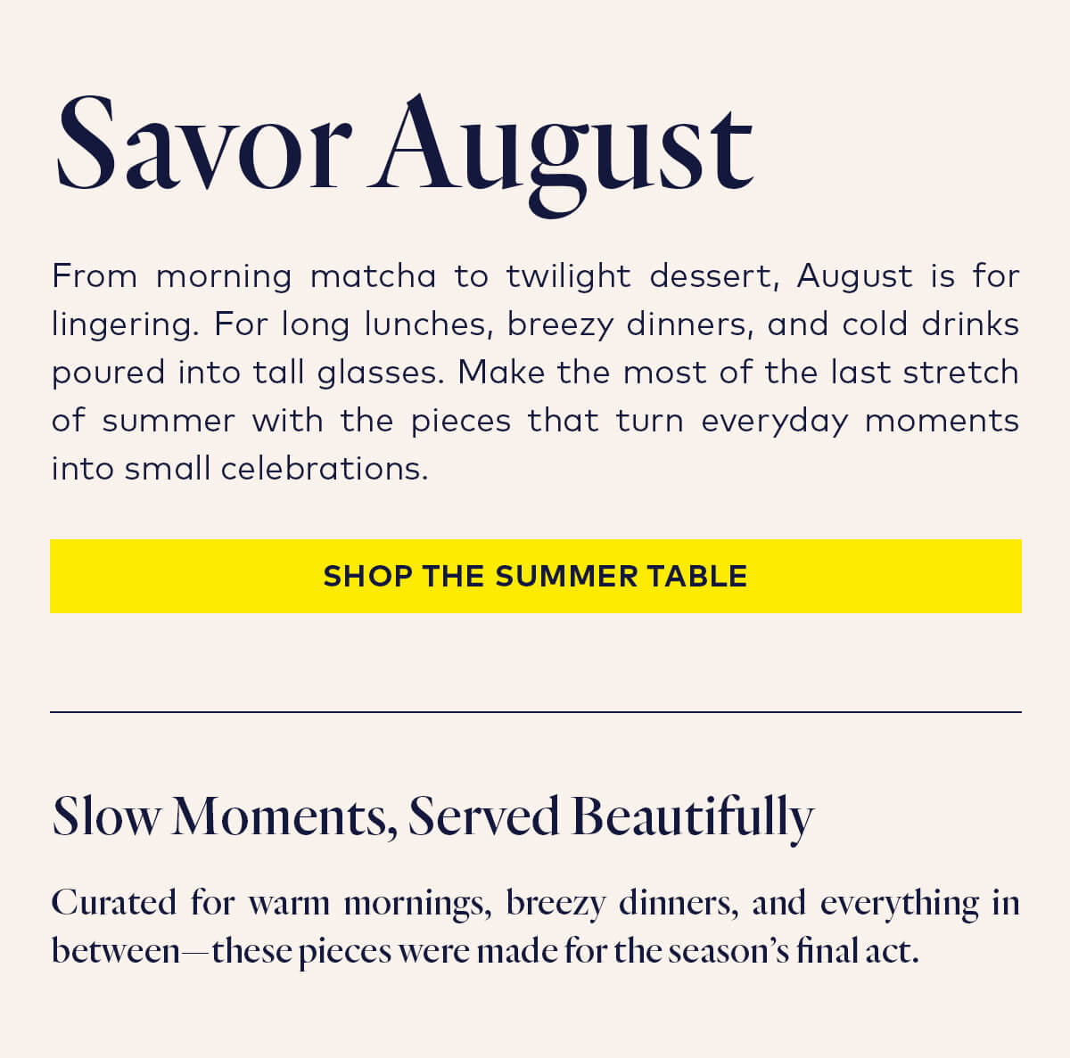 Shop the Summer Table