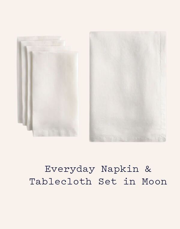 Moon Napkin & Tablecloth Set