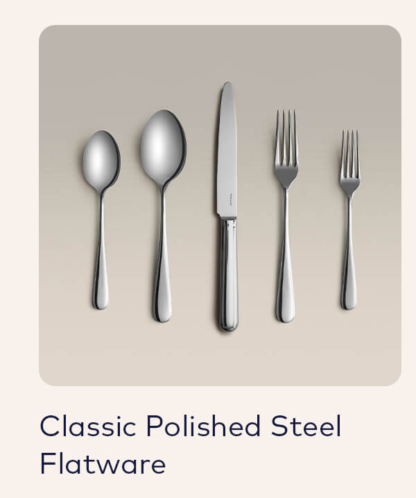 Polished Steel Flatware