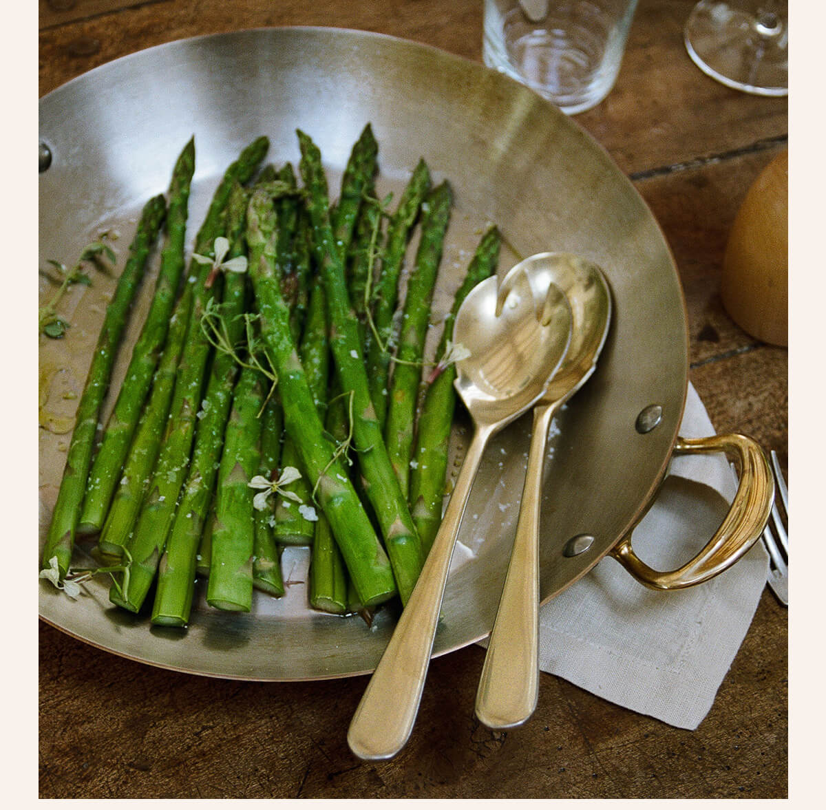 Now in three styles made to match your flatware.