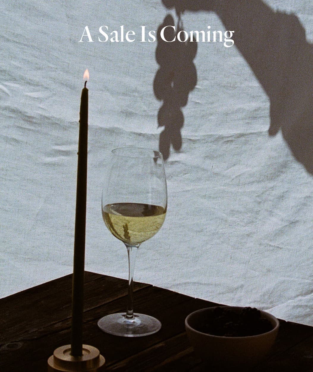 A Sale is Coming