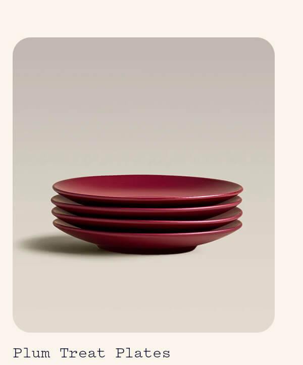Plum Treat Plates