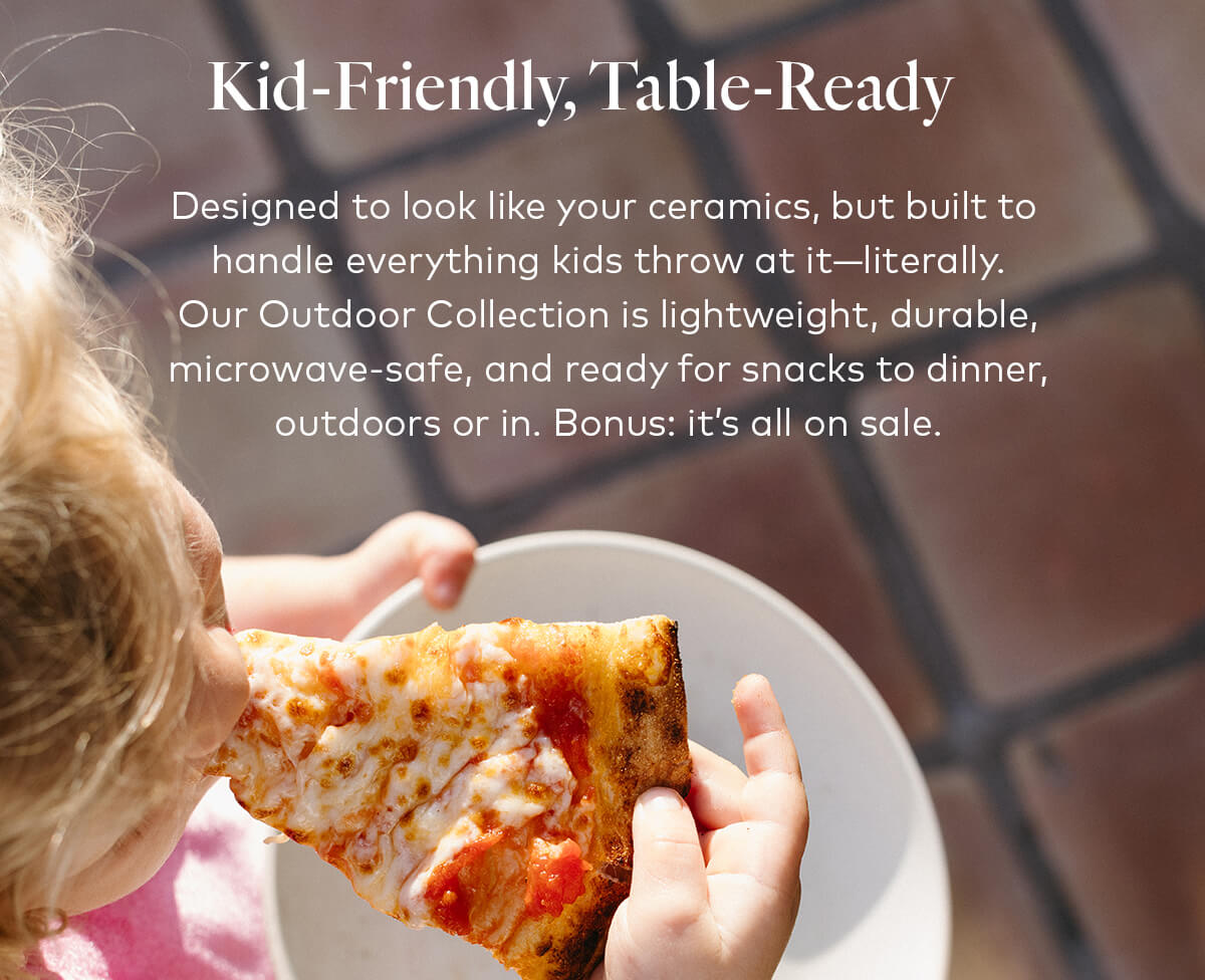 Outdoor dining is on sale.
