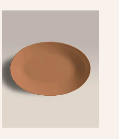 Oval Low Serving Bowl