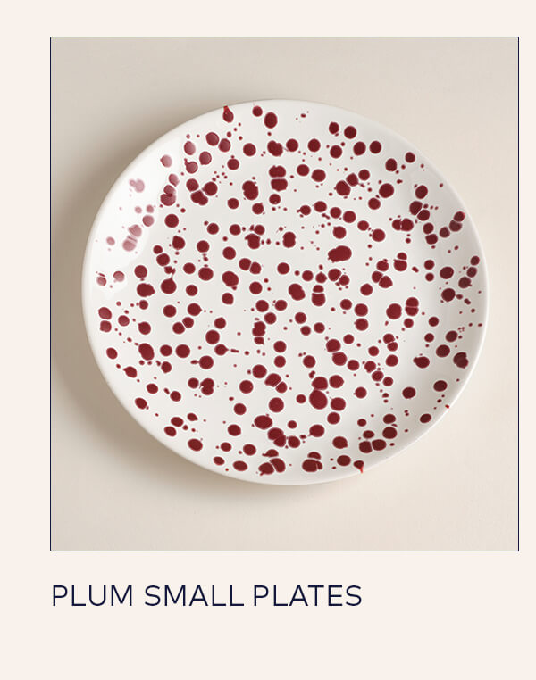 Plum Splatter Small Plates Plum Splatter Small Plates