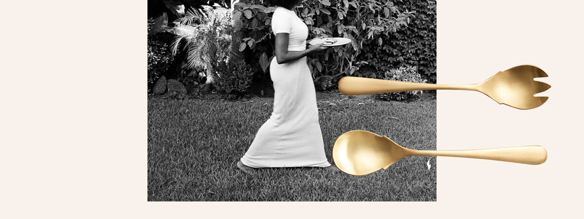 Serving Fork & Spoon
