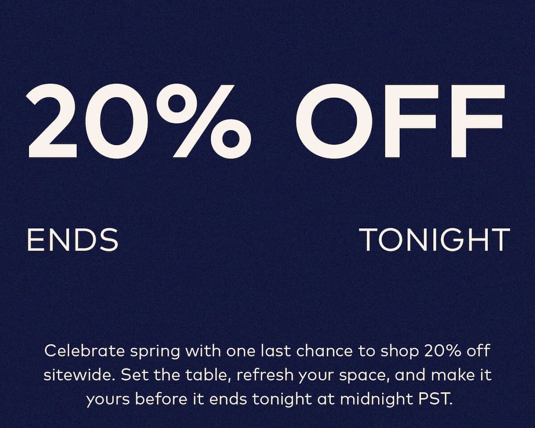 20% off sitewide
