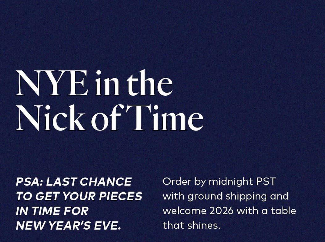 Order now, celebrate on time.