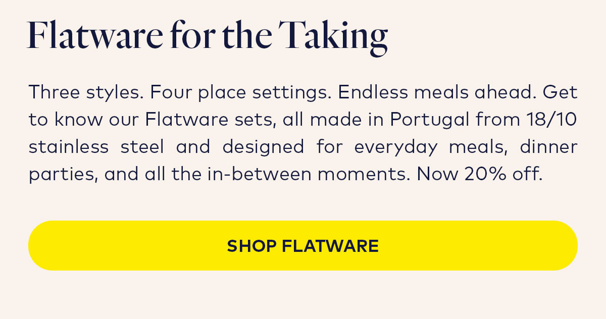 Flatware for the taking