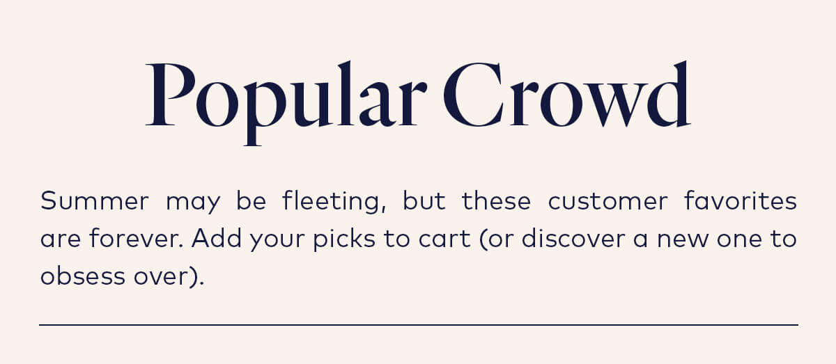 Popular Crowd