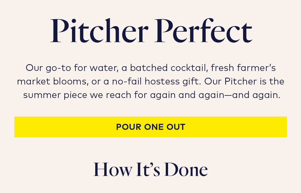 Pitcher Perfect