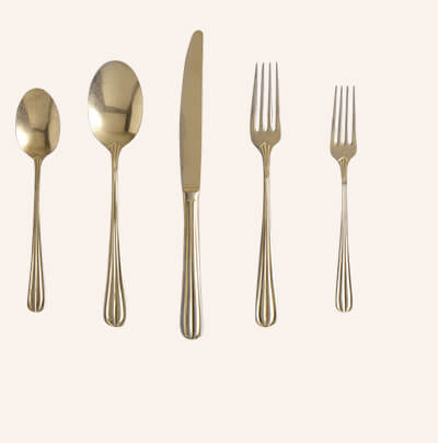 Vintage Gold Crescent Flatware Vintage Gold Crescent Flatware