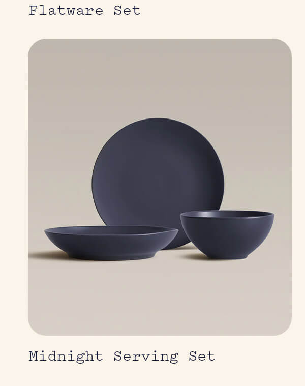 Midnight Serving Set