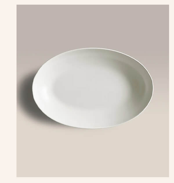 Oval Low Serving Bowl