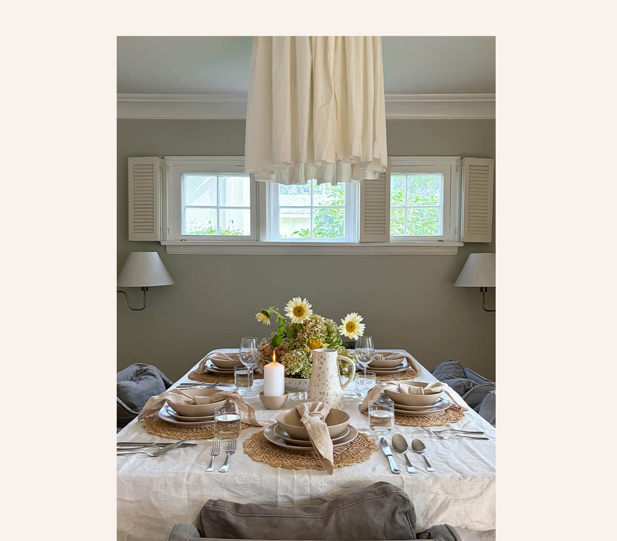 I like things to feel unfussy.