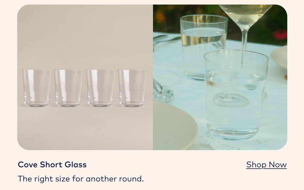 Cove Short Glass