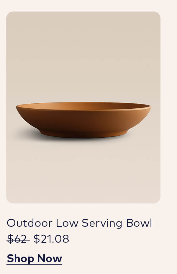 Outdoor Low Serving Bowl