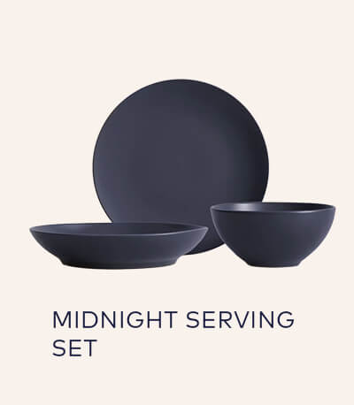 Midnight Serving Set