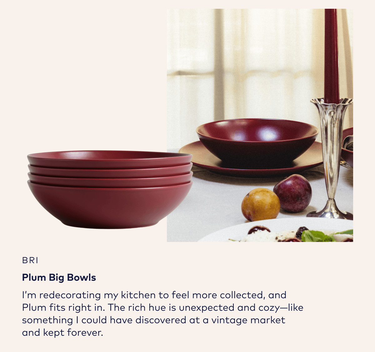 Plum Big Bowls