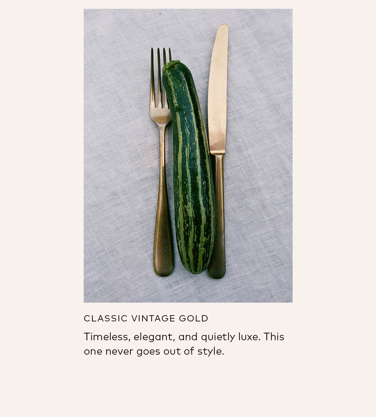 Classic Vintage Gold