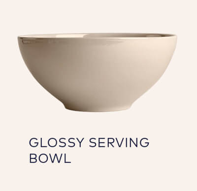 Glossy Serving Bowl