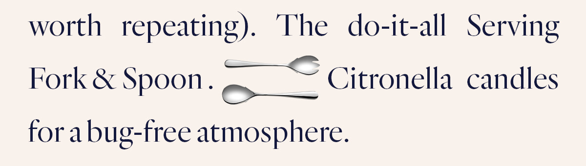 Serving Fork & Spoon