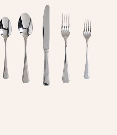 Polished Steel Flatware Polished Steel Flatware