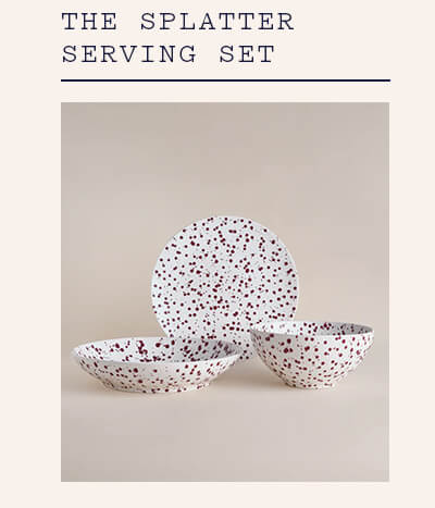 Splatter Serving Set