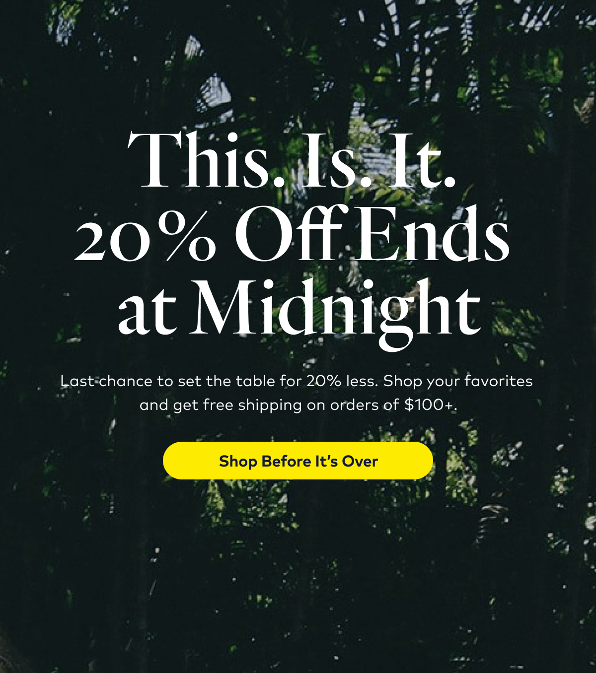 Shop Before It's Over