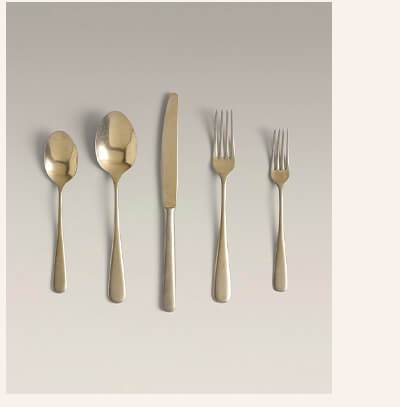 Vintage Gold Flatware