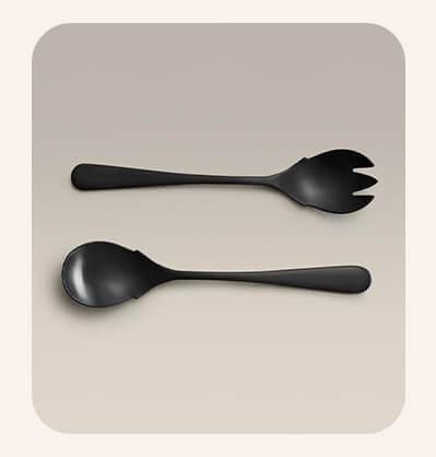 Serving Fork & Spoon