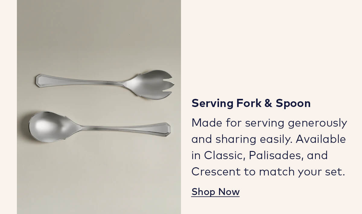 Serving Fork & Spoon