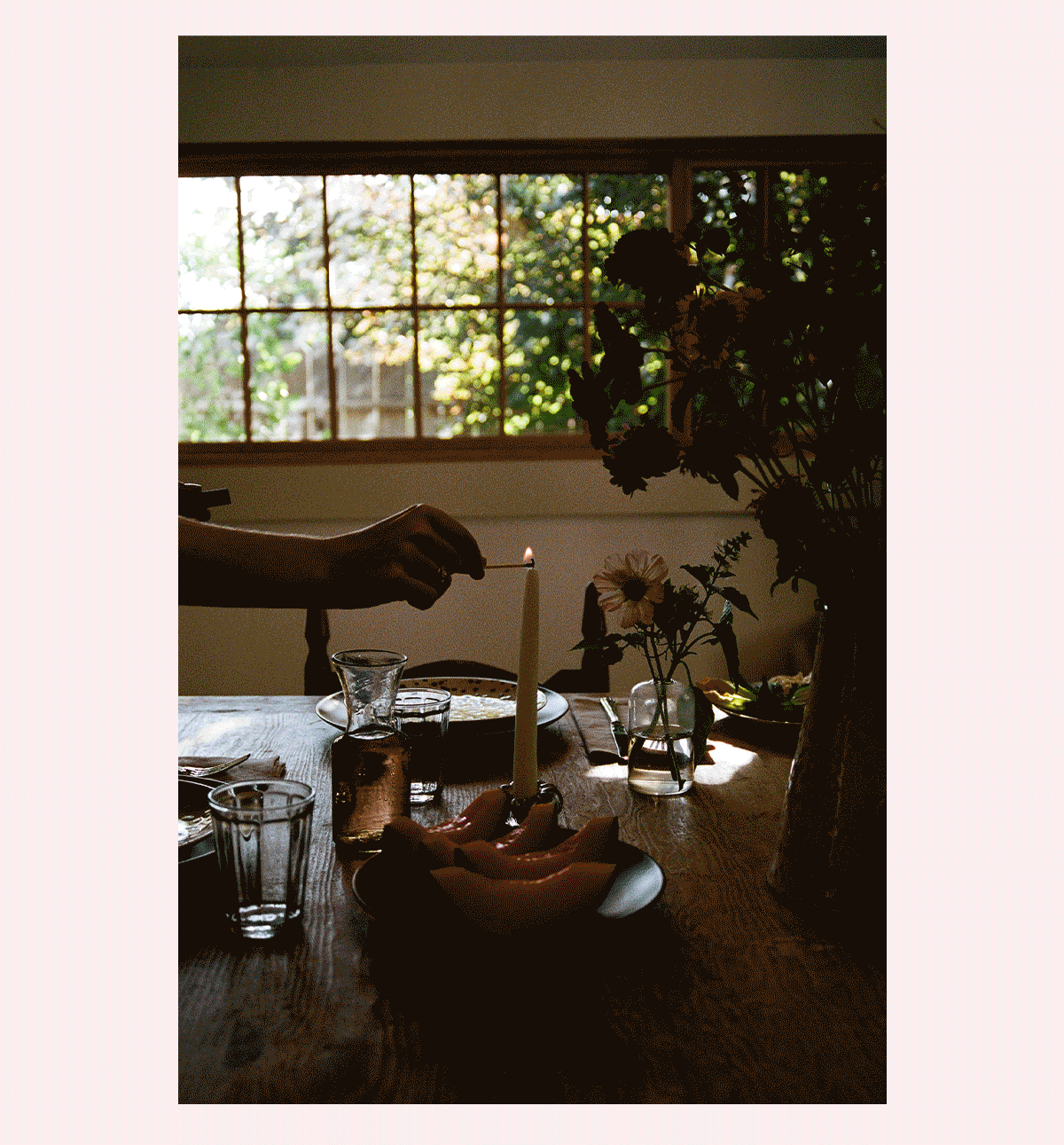 Soup nights, candlelight, and stacks of blankets. Soup nights, candlelight, and stacks of blankets.