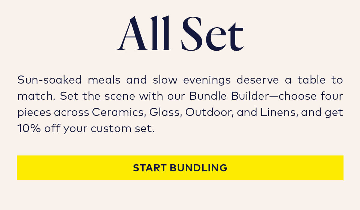 Start Bundling