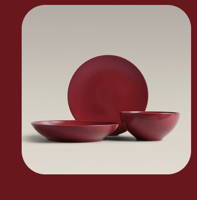 Plum Serving Set