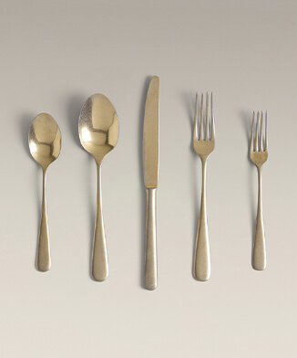 Vintage Gold Flatware