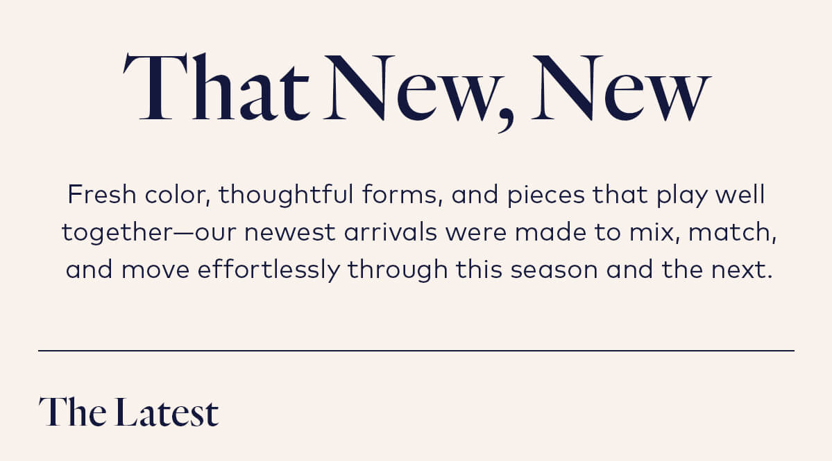 That New, New That New, New