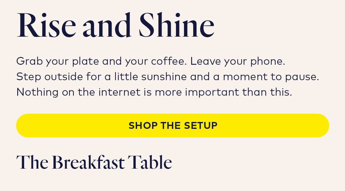 Shop the setup