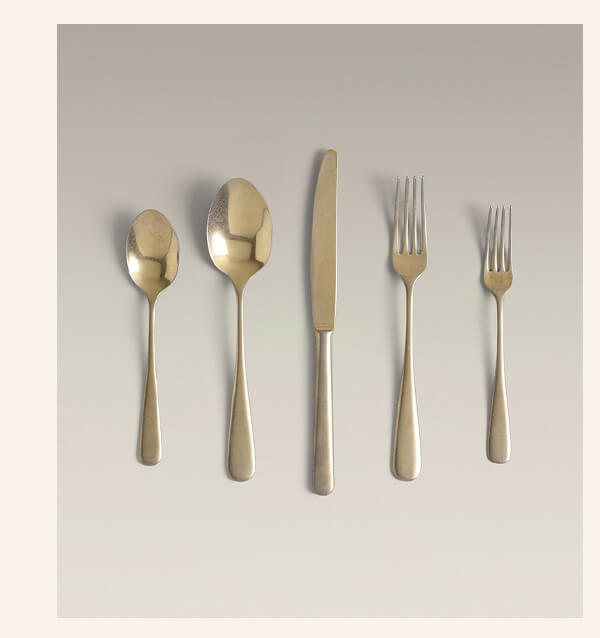 Vintage Gold Flatware