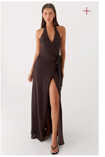 So Chic Maxi Dress - Chocolate