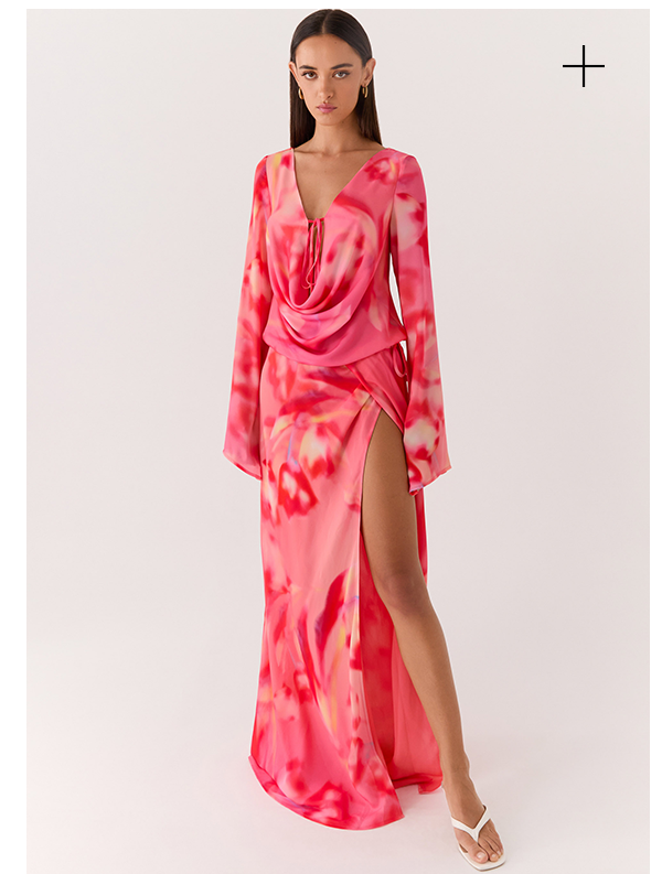 Float Away Mini Dress -Pink