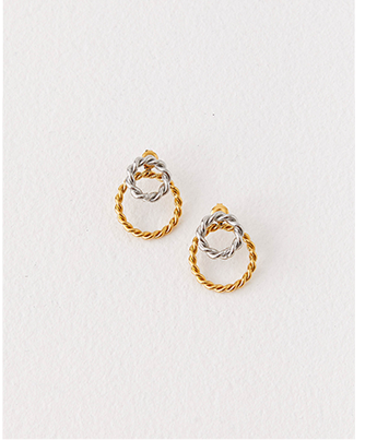Byron Nights Earrings - Mixed Metal