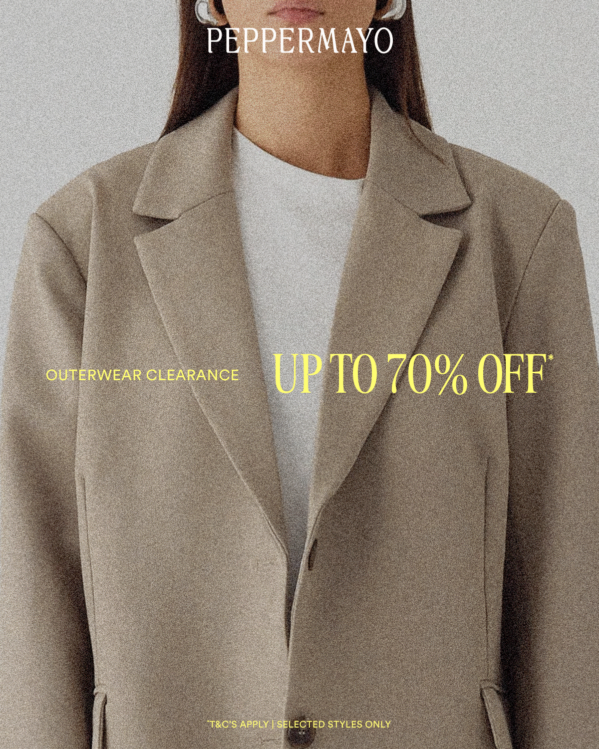 OUTERWEAR CLEARANCE UP TO 70% OFF
