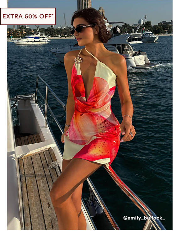 Aiva Mini Dress - Yellow Floral