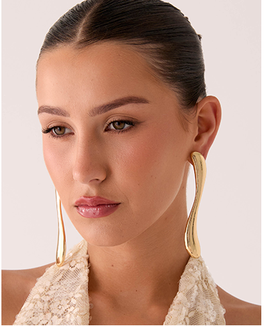 Jania Earrings - Gold