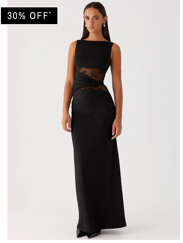 Karma Maxi Dress - Black
