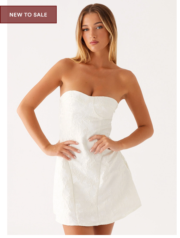 So Stylish Mini Dress - White