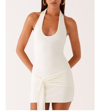 Vedetta Mini Dress - White